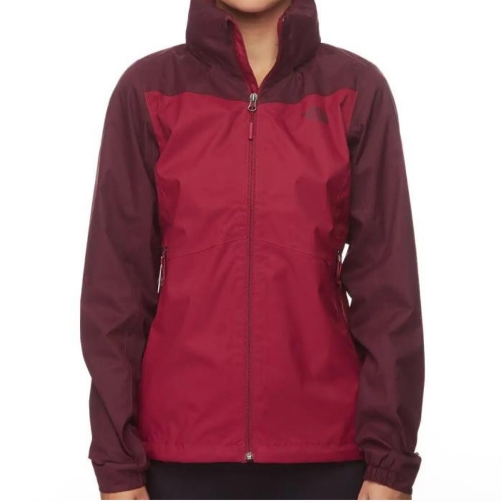 THE NORTH FACE Burgundy and Red Windbreaker Jacket - Picture 2 of 12
